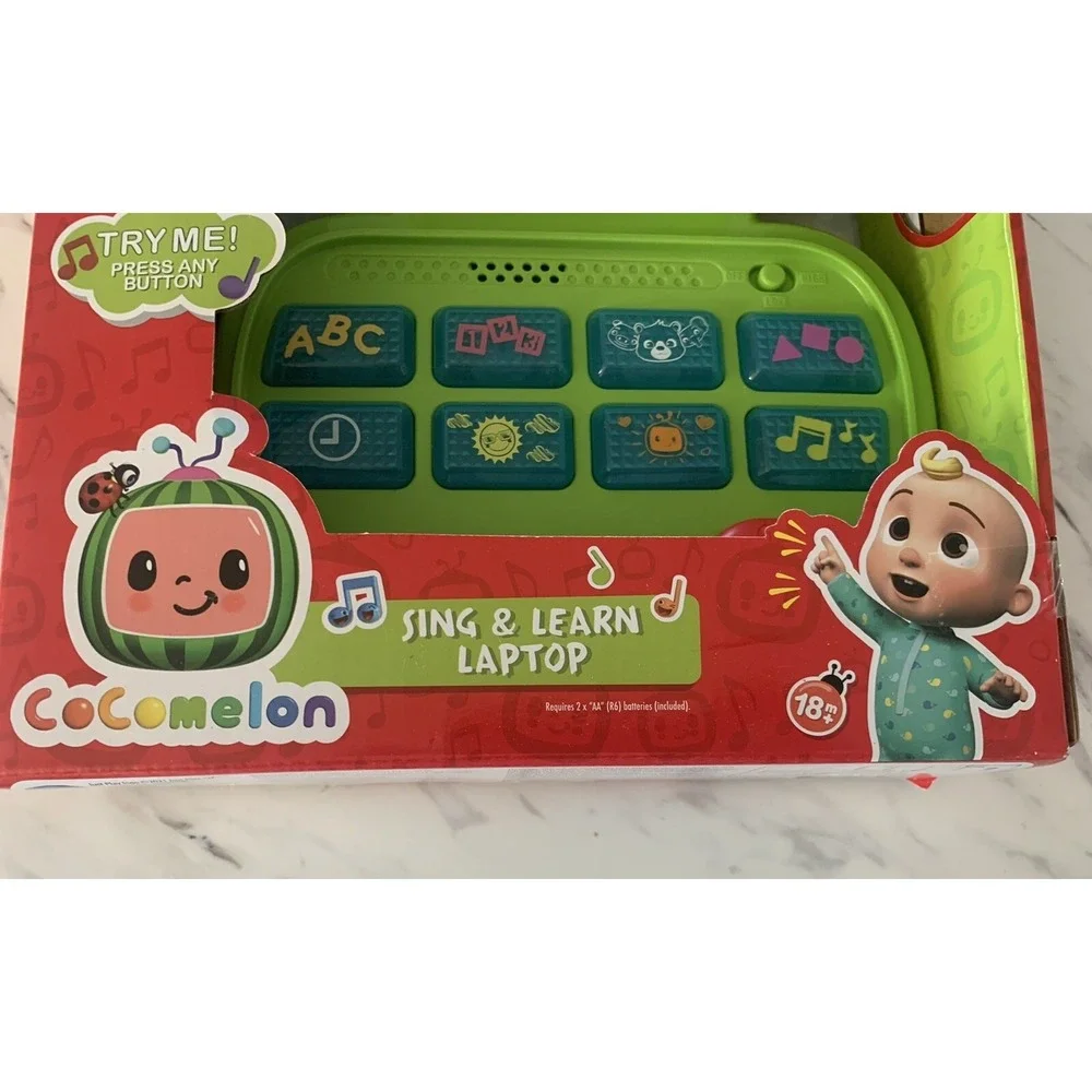 CoComelon Sing‎ & Learn Laptop Toy JJ Lights Sounds ABCs Song 18m+ New